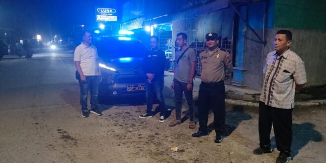 PERSONIL POLSEK MEDANG DERAS GELAR PATROLI MALAM