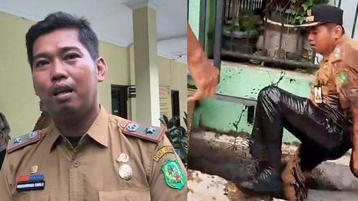 Lurah di Medan Didorong Warga ke Parit Saat Bongkar Polisi Tidur Berpaku